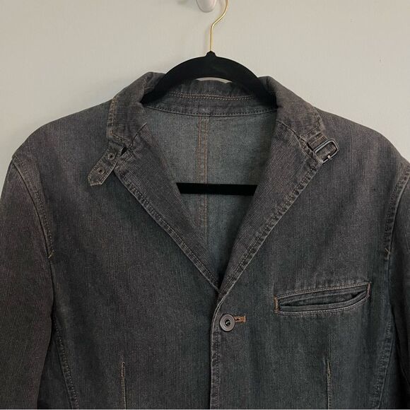 COMME CA ISM BLACK DENIM BLAZER / JACKET | Men’s SIZE M - Picture 2 of 13